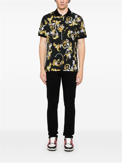 Polo uomo maniche corte Versace jeans Couture | 78GAG6S0JS460G89